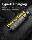 HOTO Handheld Car Vacuum Cleaner Cordless, 4-in-1 Portable Mini Vacuum with 20000Pa Strong Suction, Electric Compressed Air Duster Blower for Car, Desk, Computer, Keyboard, Home, Office Cleaning 🍁 All In One Marketplace Canada