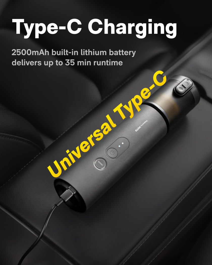 HOTO Handheld Car Vacuum Cleaner Cordless, 4-in-1 Portable Mini Vacuum with 20000Pa Strong Suction, Electric Compressed Air Duster Blower for Car, Desk, Computer, Keyboard, Home, Office Cleaning 🍁 All In One Marketplace Canada
