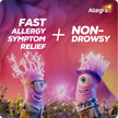 Allegra 24 Hour Allergy Medication, Non Drowsy, Fast and Effective Multi-Symptom Allergy Relief Medicine for Sneezing, Watery Eyes and Itchy Throat, Fexofenadine Hydrochloride 120 mg, 30 Tablets 🍁 All In One Marketplace Canada