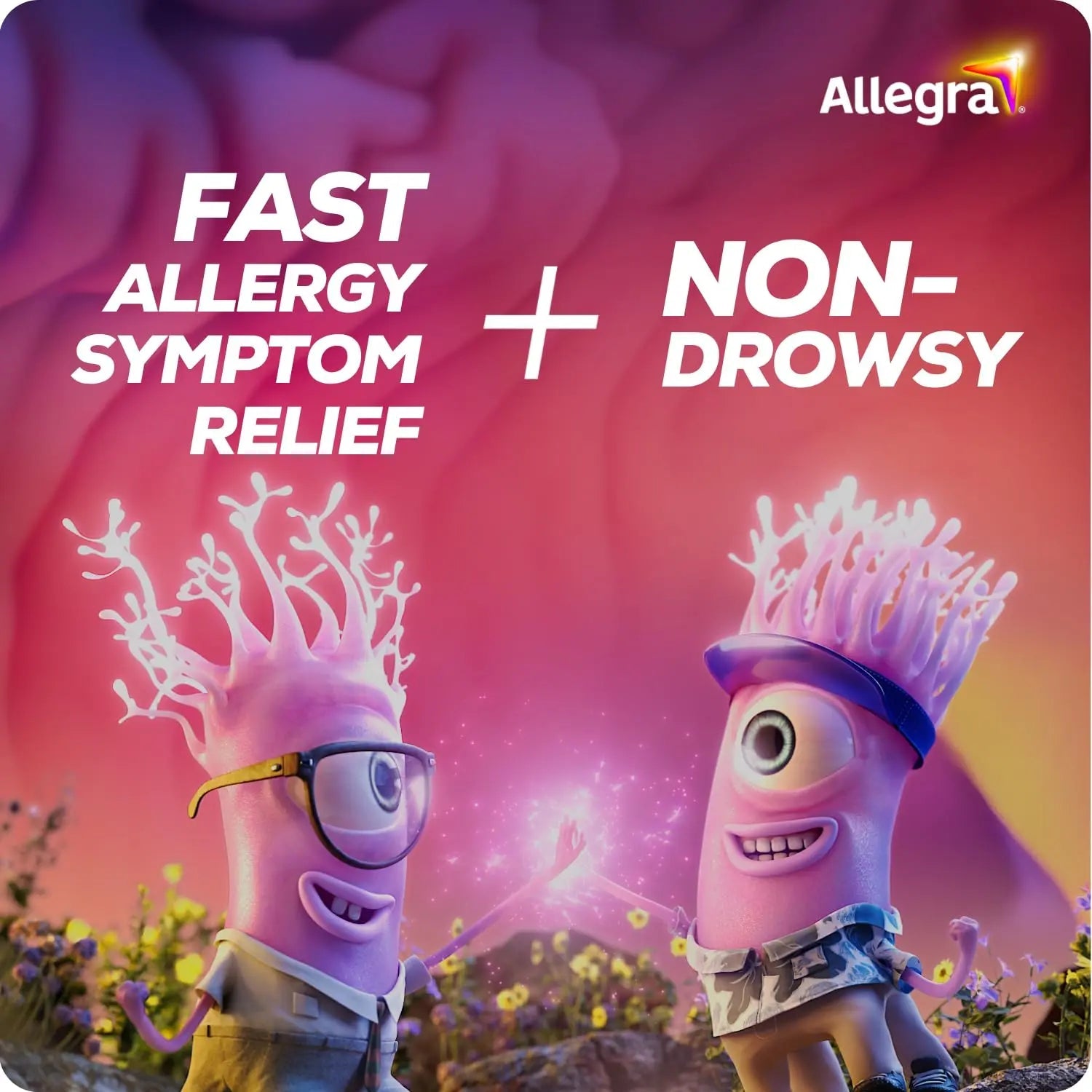 Allegra 24 Hour Allergy Medication, Non Drowsy, Fast and Effective Multi-Symptom Allergy Relief Medicine for Sneezing, Watery Eyes and Itchy Throat, Fexofenadine Hydrochloride 120 mg, 30 Tablets 🍁 All In One Marketplace Canada