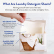 Clean People Laundry Detergent Sheets - Recyclable Packaging, Hypoallergenic, Stain Fighting - Ultra Concentrated, Laundry Soap - Fresh Scent, 96 Pack 🍁 All In One Marketplace Canada
