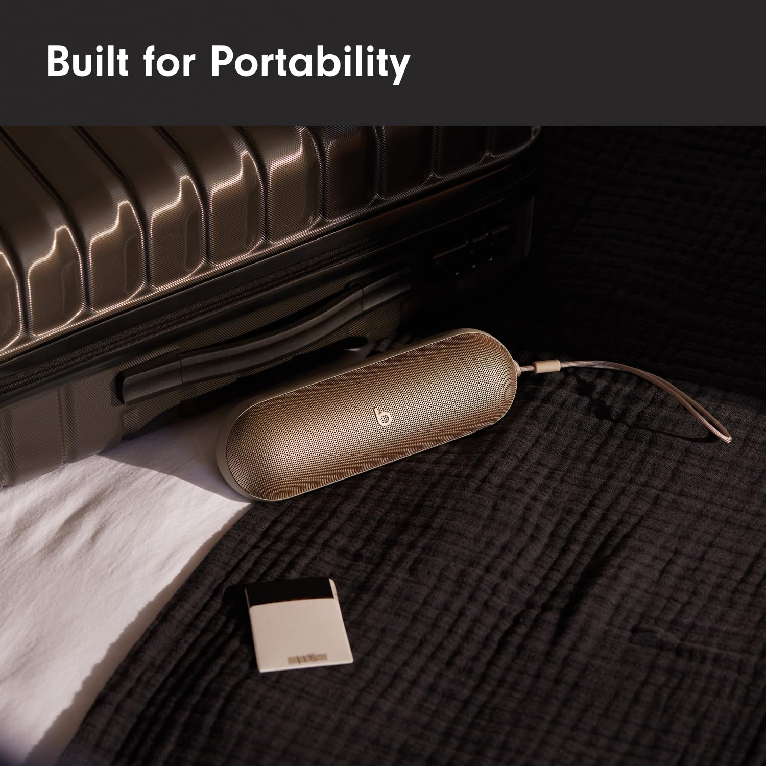 Beats Pill - Wireless Bluetooth Speaker and Portable Charger via USB-C - Up to 24 Hours Battery Life, IP67 Water Resistant, Apple & Android Compatible, Built-in Microphone – Champagne Gold 🍁 All In One Marketplace Canada