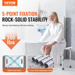 VEVOR Shower Chair, Adjustable Height Shower Stool, Shower Seat for Inside Shower or Tub, Non-Slip Bench Bathtub Stool Seat for Elderly Disabled Handicap, 350 LBS Capacity 🍁 All In One Marketplace Canada