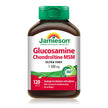 Jamieson Ultra Strength Glucosamine Chondroitin MSM 1300 mg, Provides Joint Pain Relief, Osteoarthritis Support, and Cartilage Deterioration Protection. Non-GMO, Gluten-Free, 120 Caplets, Proudly Canadian 🍁 All In One Marketplace Canada