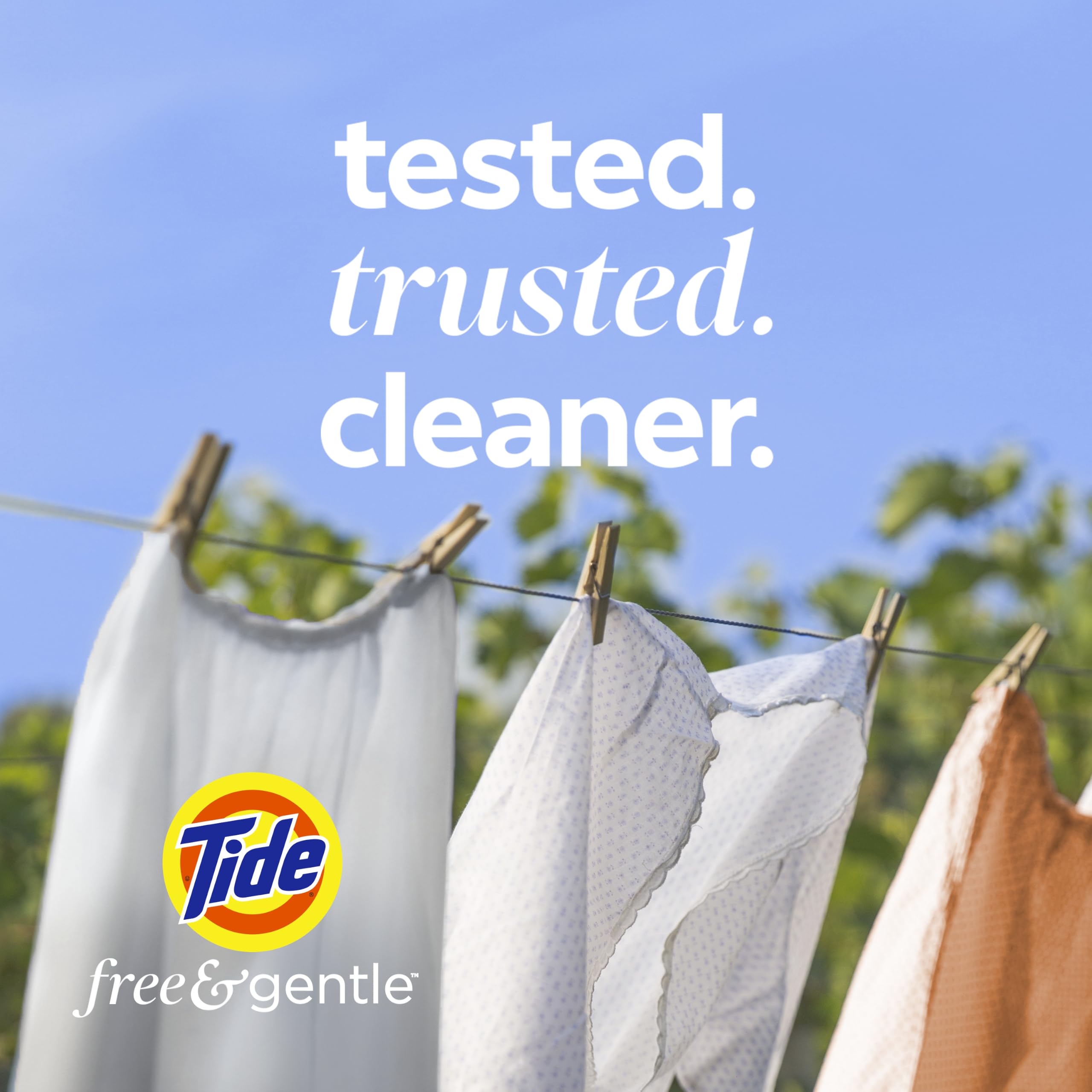 Tide Free & Gentle Liquid Laundry Detergent, Tide Laundry Detergent, Clean Laundry Detergent, 100 Loads, 3.9L 🍁 All In One Marketplace Canada