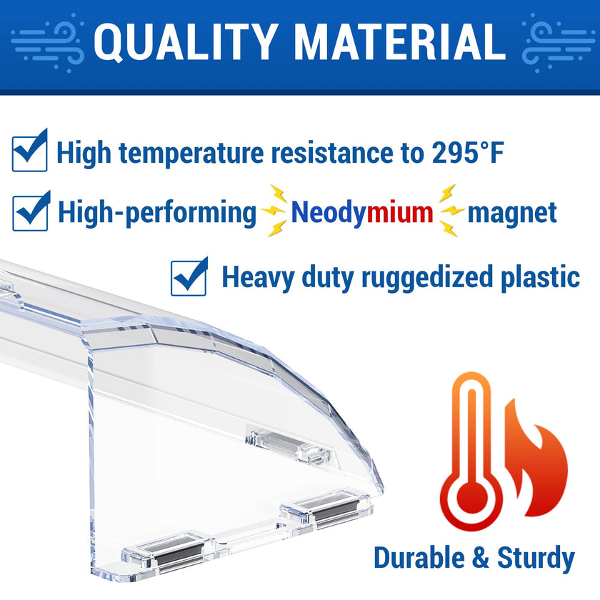 Heat&Air Vent Deflector,Adjustable Between 8’’ to 15’’,Heat Resistant Magnetic Floor Vent deflectors/ac Vent Deflector/Ceiling Vent deflector-2PACK 🍁 All In One Marketplace Canada
