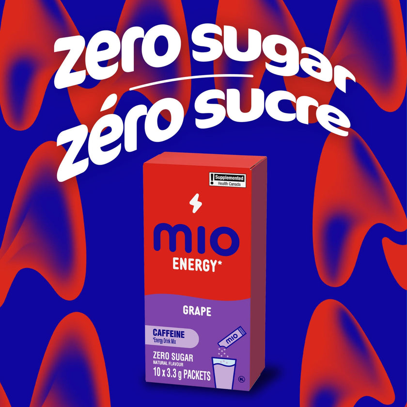 mio Energy Grape Energy Drink Mix, 80 per Case, 8 Boxes of 10 Packets 🍁 All In One Marketplace Canada