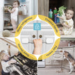 4our Kiddies 14 Pack Baby Proof Cabinet Latches, Childproof Drawer Latches with 12 Extra 3M Adhesives, Adjustable No Drilling Child Safety Cabinet Strap Locks, Baby Drawer Locks for Kids Baby Safety 🍁 All In One Marketplace Canada