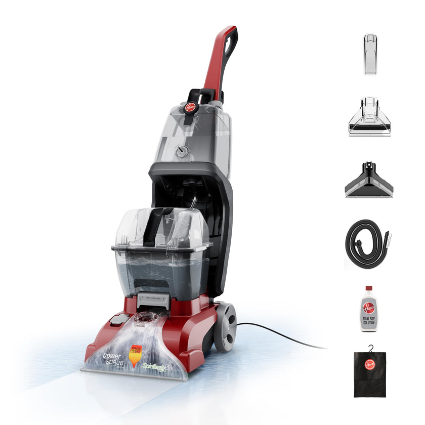 Hoover PowerScrub Deluxe Carpet Cleaner, Deep Cleaning Carpet & Upholstery Shampooer with Multi‑Purpose Tools, FH50150NC 🍁 All In One Marketplace Canada