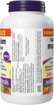 Webber Naturals Magnesium Bisglycinate 200 mg, 240 Capsules, Supports Bone and Muscle Functions, Vegan 🍁 All In One Marketplace Canada