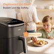 Cosori Air Fryer 6QT 9-in-1 TurboBlaze, 90°– 450°F, Precise Heating for Even Results, Air Fry, Roast, Bake, Broil, Dry, Frozen, Proof, Reheat, Keep Warm, 130+ Recipes, Dishwasher Safe, Dark Gray 🍁 All In One Marketplace Canada