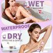 Beanify 2-in-1 Electric Shaver & Bikini Trimmer With LED Display for Women & Men，IPX7 Waterproof Wet/Dry Electric Razor With Dual Head , Rechargeable Painless Body & Facial Hair Remover, Travel-Size (Purple) 🍁 All In One Marketplace Canada