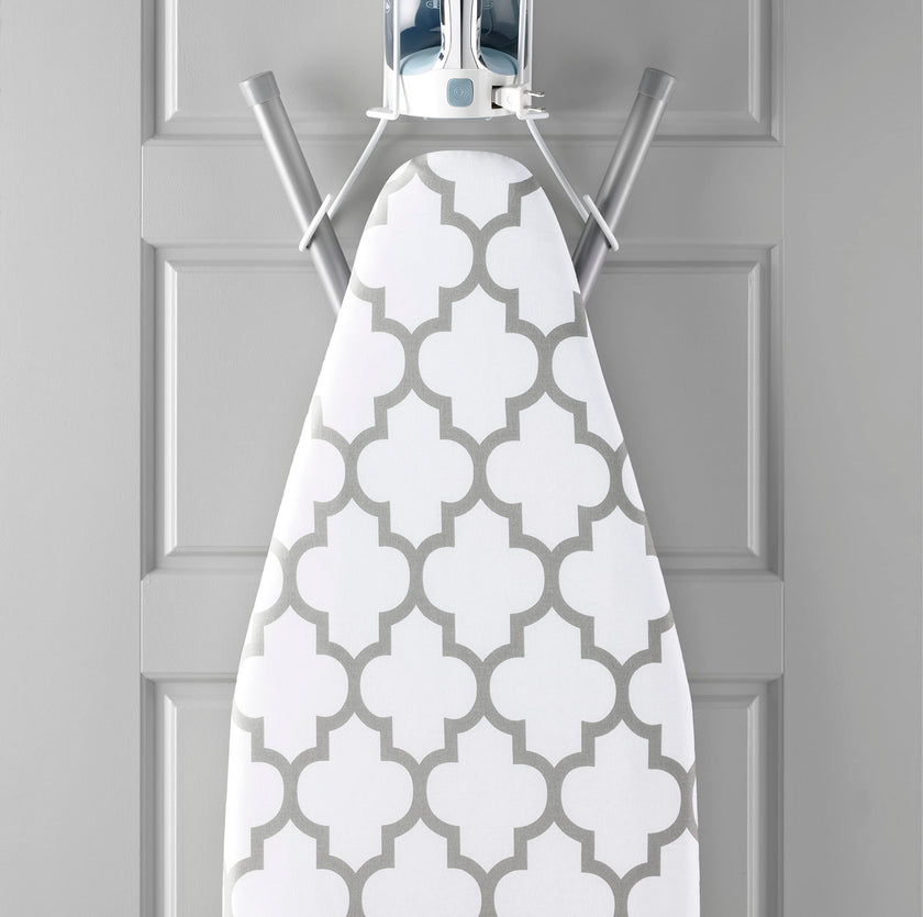 Whitmor Deluxe Ironing Board Cover and Pad (Ironing board not included) - Medallion Grey 🍁 All In One Marketplace Canada