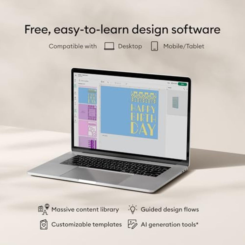 Cricut Joy 2 Essential Bundle + Digital Content, Blue 🍁 All In One Marketplace Canada