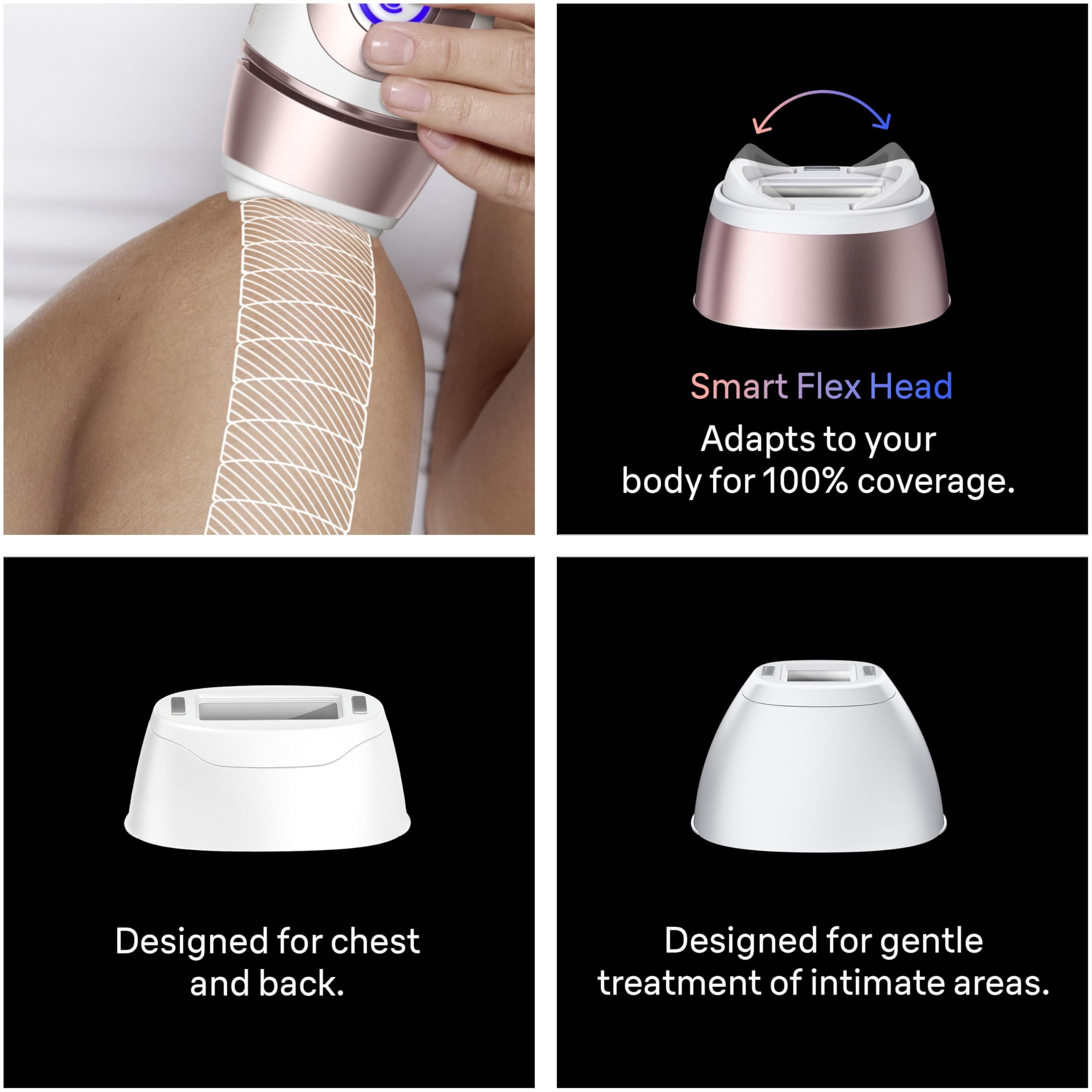 Braun IPL, Laser Hair Removal for Women & Men, Skin i-Expert IPL 7, Smart At-Home Laser with Venus Razor + 3 Heads + App, PL7243 🍁 All In One Marketplace Canada