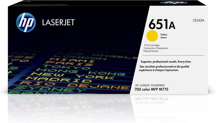 HP 651A (CE342A) Yellow Original LaserJet Toner Cartridge