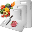 Titanium Cutting Board 2026 New Upgrade 100% Pure Titanium Cutting Boards for Kitchen - Double-Sided Food-Grade titanware Cutting Board Non-Stick Durable and Easy to Clean (13.3 x 9 in) 🍁 All In One Marketplace Canada