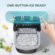 EUHOMY Countertop Ice Maker Machine with Handle, 26.4lbs Per Day, 9 Ice Cubes Ready in 6 Mins, Auto-Cleaning Portable Ice Maker with Basket and Scoop, for Home/Kitchen/Camping/RV (Black) 🍁 All In One Marketplace Canada