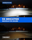 Marsauto H11 9005 LED Headlight Bulbs Kit, 66000LM Super Bright, H11/H9/H8 9005/HB3 LED Headlight Bulbs Combo, 6000K Cool White, 3 Mins Plug and Play Bulbs Combo, IP68, Pack of 4 🍁 All In One Marketplace Canada