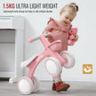 Umatoll Baby Balance Bike Toys for 1 Year Old Girls Gifts, Adjustable Seat Baby Walker, First Birthday Gifts, 12-24 Months Toddler Ride on Toys with Removable Basket, Pink 🍁 All In One Marketplace Canada
