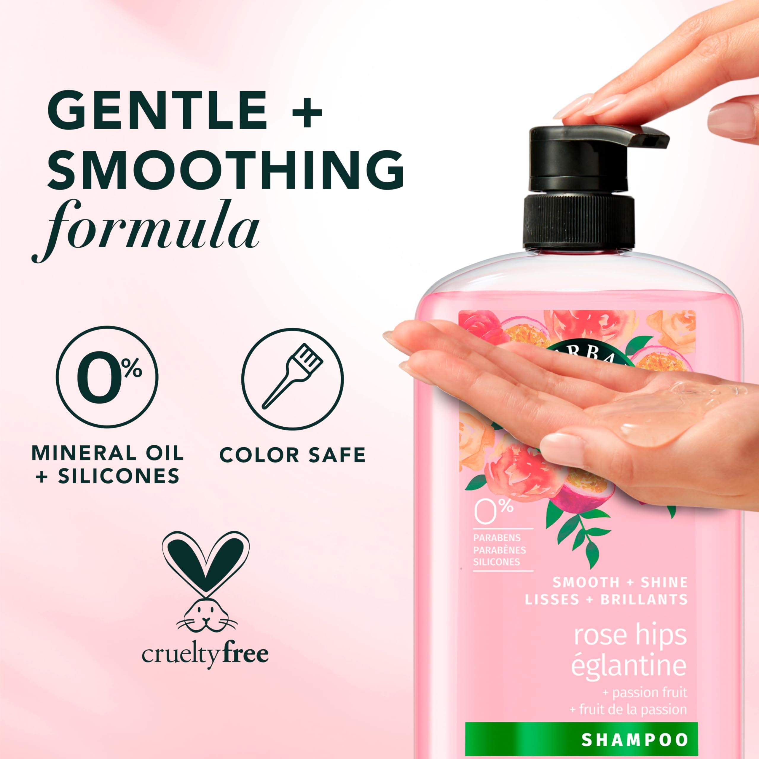 Herbal Essences Rose Hips and Passionfruit Smooth and Shine Shampoo and Conditioner Set, 865 mL Each 🍁 All In One Marketplace Canada
