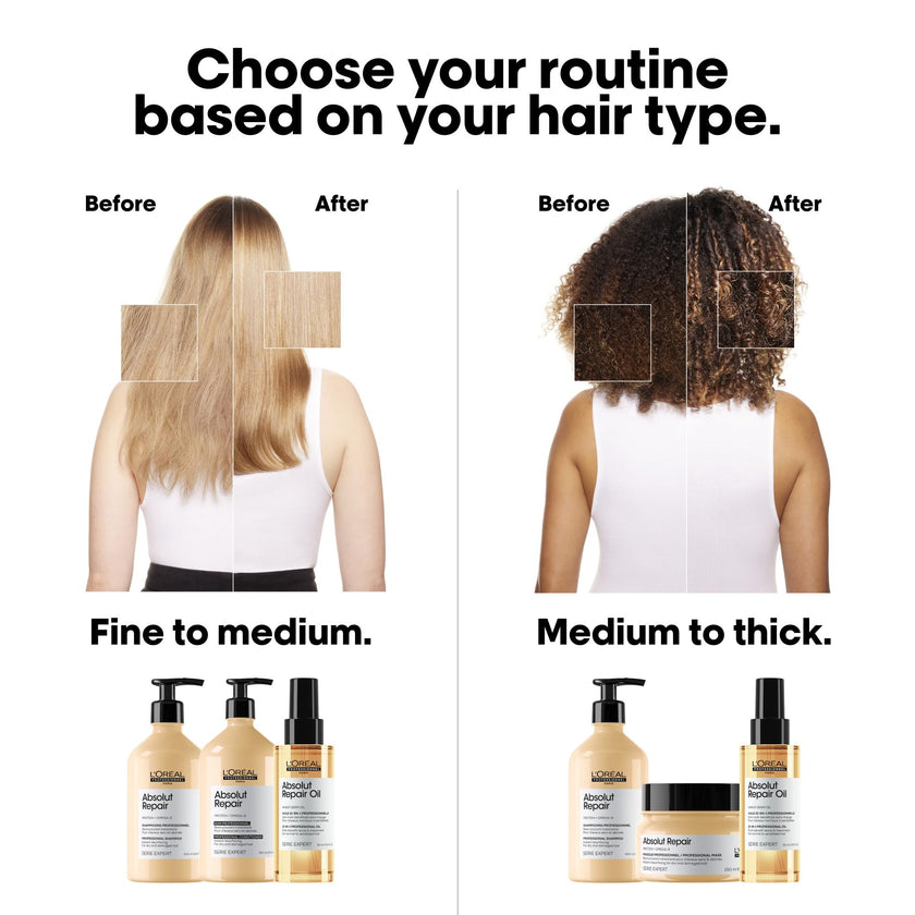L'Oréal Professionnel Absolut Repair Shampoo Refill, Damaged Hair, 500 mL 🍁 All In One Marketplace Canada