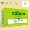 Caboo Tree-Free Toilet Paper, Septic Safe Bath Tissue, Eco Friendly Soft 2 Ply Sheets, 300 Sheets Per Roll, 16 Double Rolls 🍁 All In One Marketplace Canada