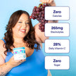 Cira Hydration Electrolytes Powder - Cira x Alicia McCarvell’s Daily Electrolyte Powder, Sugar Free, Himalayan Salt, Magnesium, Potassium for Dehydration Relief & Recovery - Very Grapeful, 45 Servings 🍁 All In One Marketplace Canada