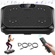 Vibration Plate Exercise Machine,Vibration Plate Machine 199 Adjustable Speed,Vibrating Plate Exercise Machine Automatic Mode P1-P7,Vibration Platform with Bluetooth 450 Lbs Capacity(Raven Black) 🍁 All In One Marketplace Canada
