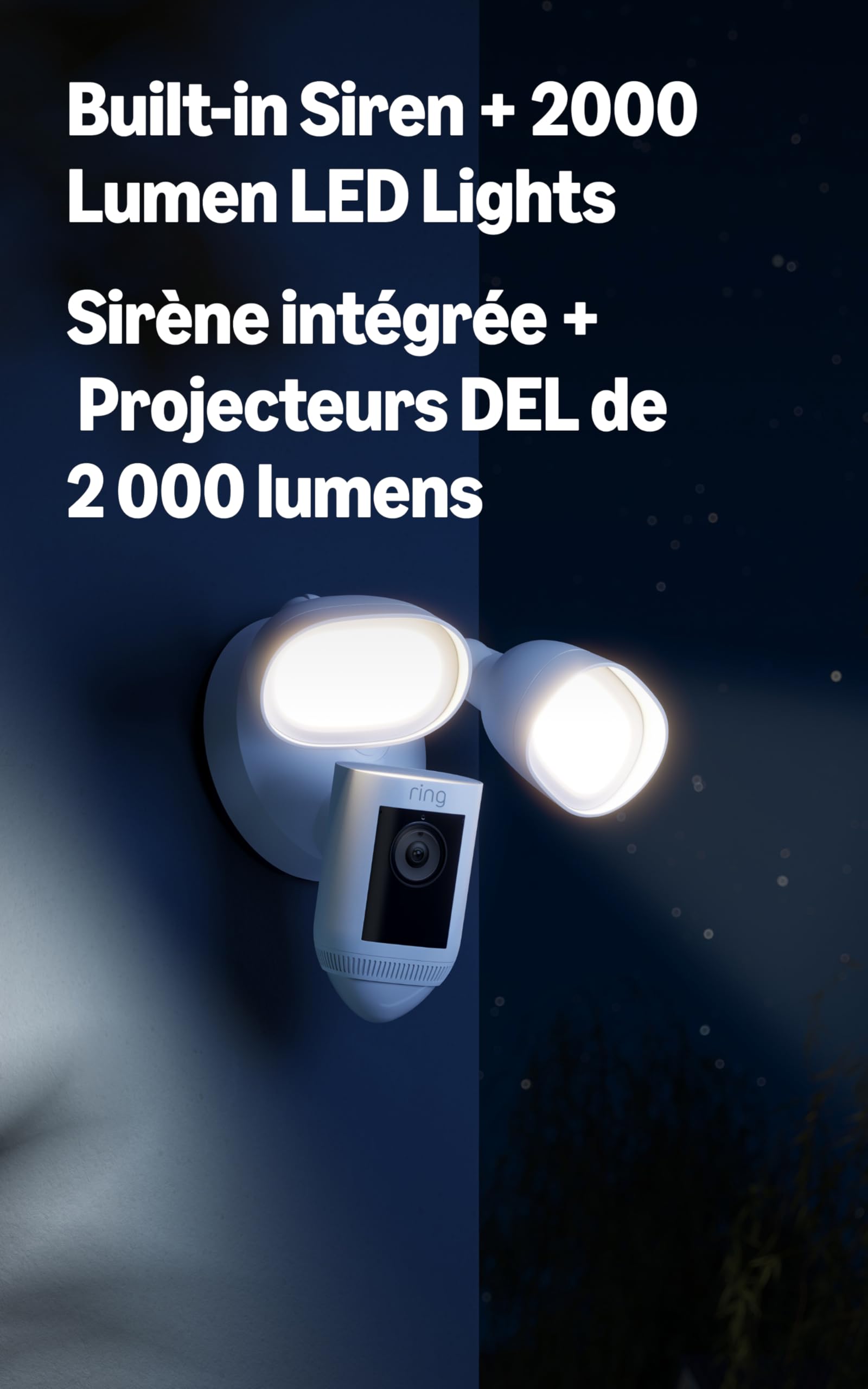 Ring Floodlight Cam Wired Pro with Bird’s Eye View and 3D Motion Detection, Black 🍁 All In One Marketplace Canada