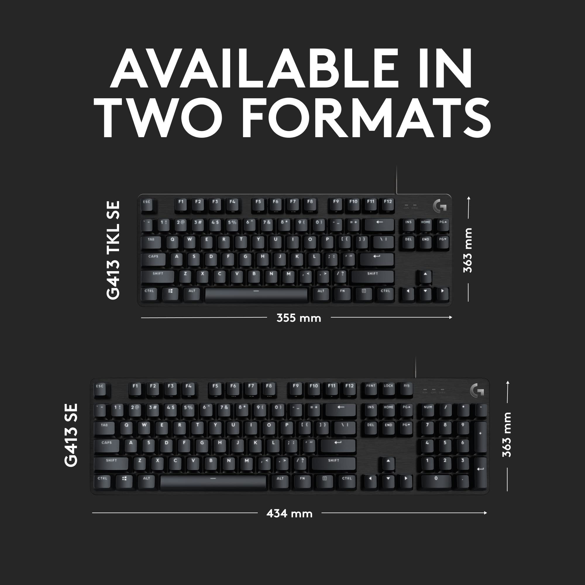 Logitech G413 SE Full-Size Mechanical Gaming Keyboard - Black 🍁 All In One Marketplace Canada