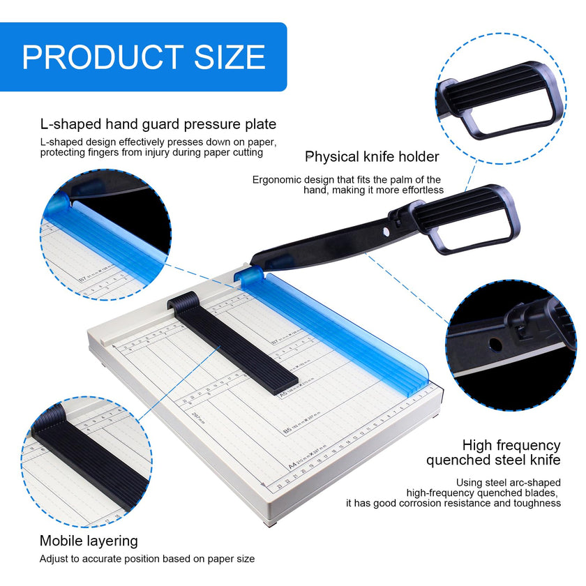 Paper Cutter, Paper Cutting Machine, 12 