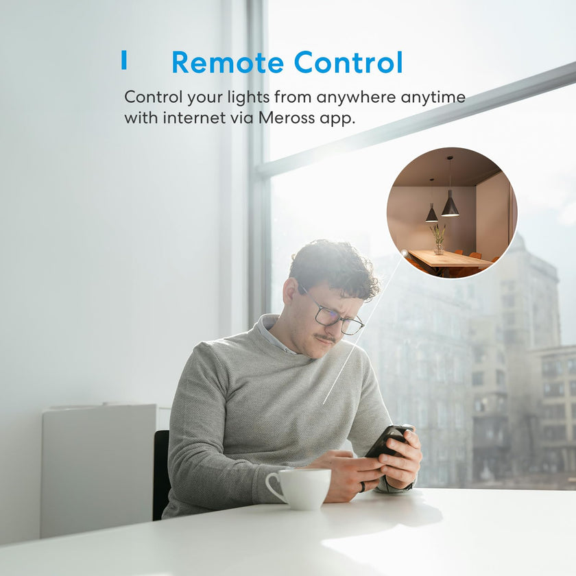 meross Smart Dimmer Switch, Single Pole Smart Switch for LED Light, Neutral Wire Required, Compatible with Apple HomeKit, Alexa, Hey Google and SmartThings, 2.4GHz Wi-Fi, No Hub Required, 2 Pack 🍁 All In One Marketplace Canada