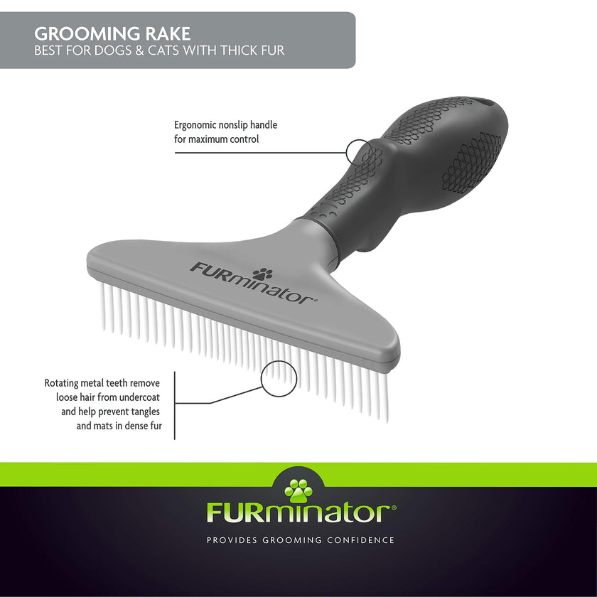 FURminator Grooming Rake, Updated Model 🍁 All In One Marketplace Canada