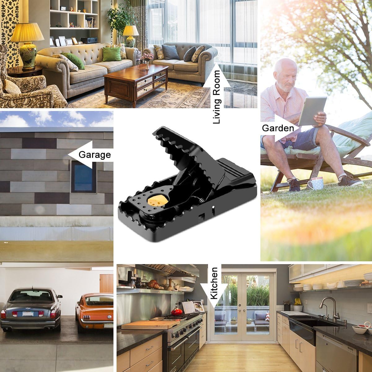 Mouse Trap, Mouse Traps that Work Mice Trap Outdoor Indoor Best Snap Traps for Mouse/Mice Safe and Reusable 6 Pack Quick Kill Mouse Traps 🍁 All In One Marketplace Canada