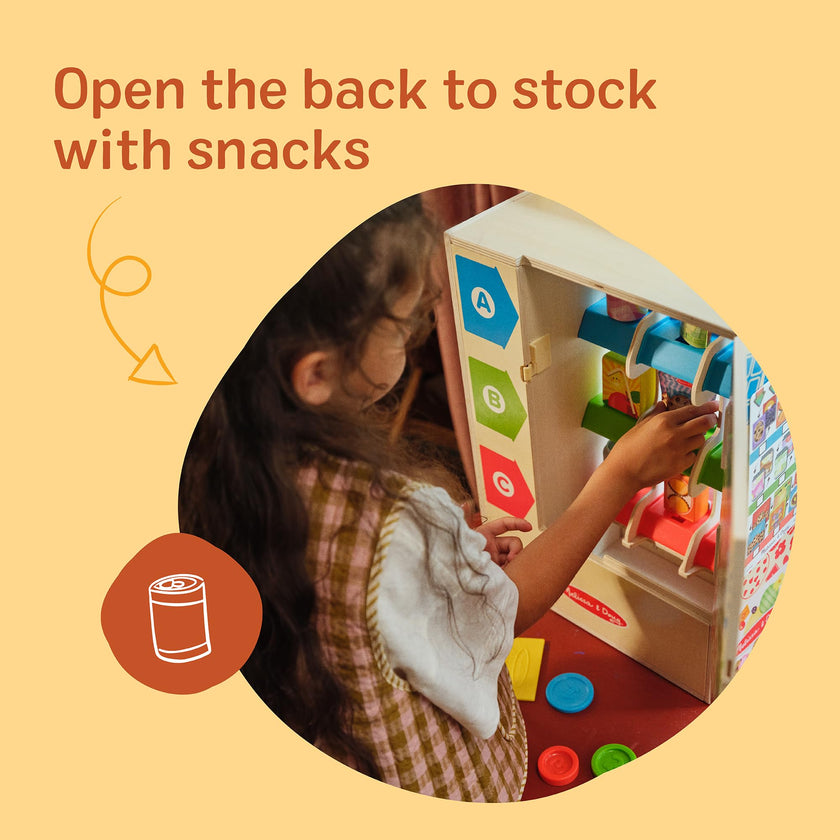 Melissa & Doug Wooden Vending Machine Play Set 🍁 All In One Marketplace Canada