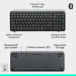 Logitech K250 Bluetooth Keyboard with Numpad, Easy Connectivity, Compact Wireless Keyboard Made with Recycled Plastic, Spill-Resistant, Comfortable Keys - Windows/MacOS - Graphite 🍁 All In One Marketplace Canada