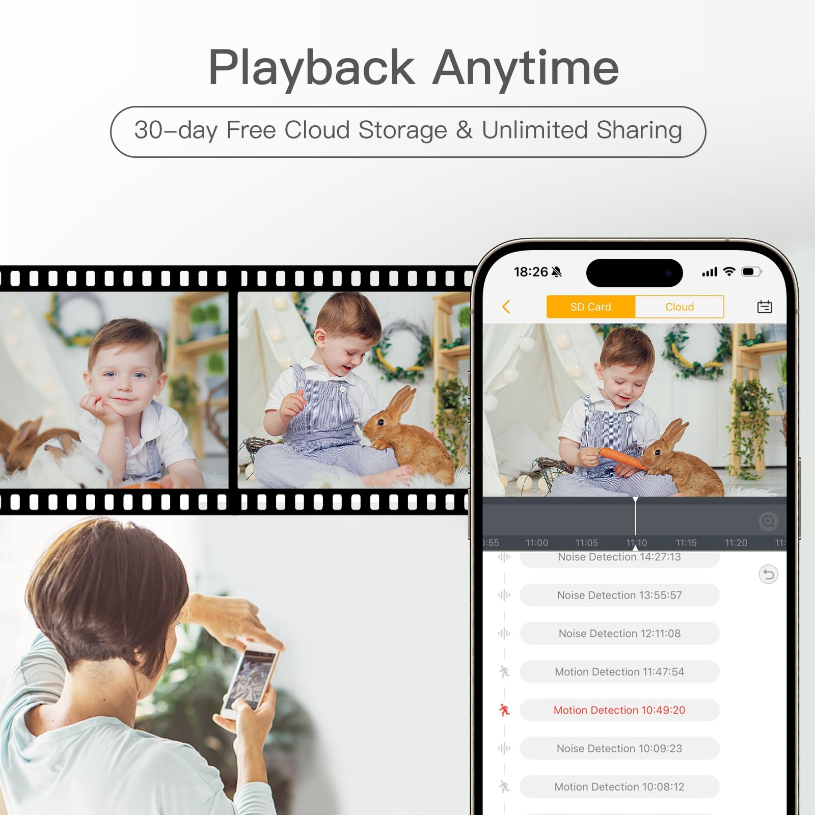 360° View 2K Pet Camera with Phone App 2 Pack, Indoor Security Camera, Baby Monitor, Motion Tracking, Pan/Tilt, Night Vision, Two-Way Audio, Works with Alexa, 2.4G WiFi Only (P2T 2PC) 🍁 All In One Marketplace Canada