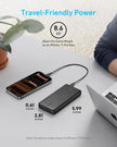 Anker Power Bank(PowerCore 10K),Compact Travel-Ready 10,000mAh Battery Pack with PowerIQ Charging Technology,5V/3A High-Speed Charging for iPhone,iPad,and More (USB-C Input and Output（Black），1pack) 🍁 All In One Marketplace Canada