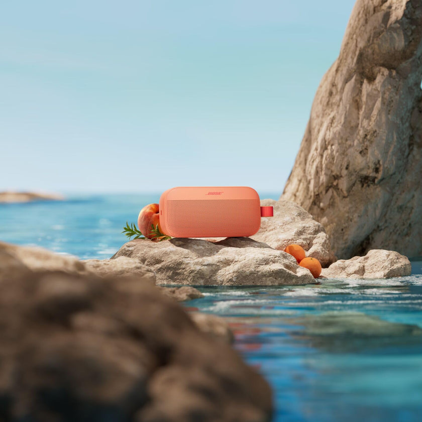 Bose SoundLink Flex Bluetooth Speaker (2nd Gen) - Portable Outdoor Speaker with Hi-Fi Audio, Waterproof and Dustproof, USB-C, Up to 12 Hours Battery Life, Sunset Peach 🍁 All In One Marketplace Canada