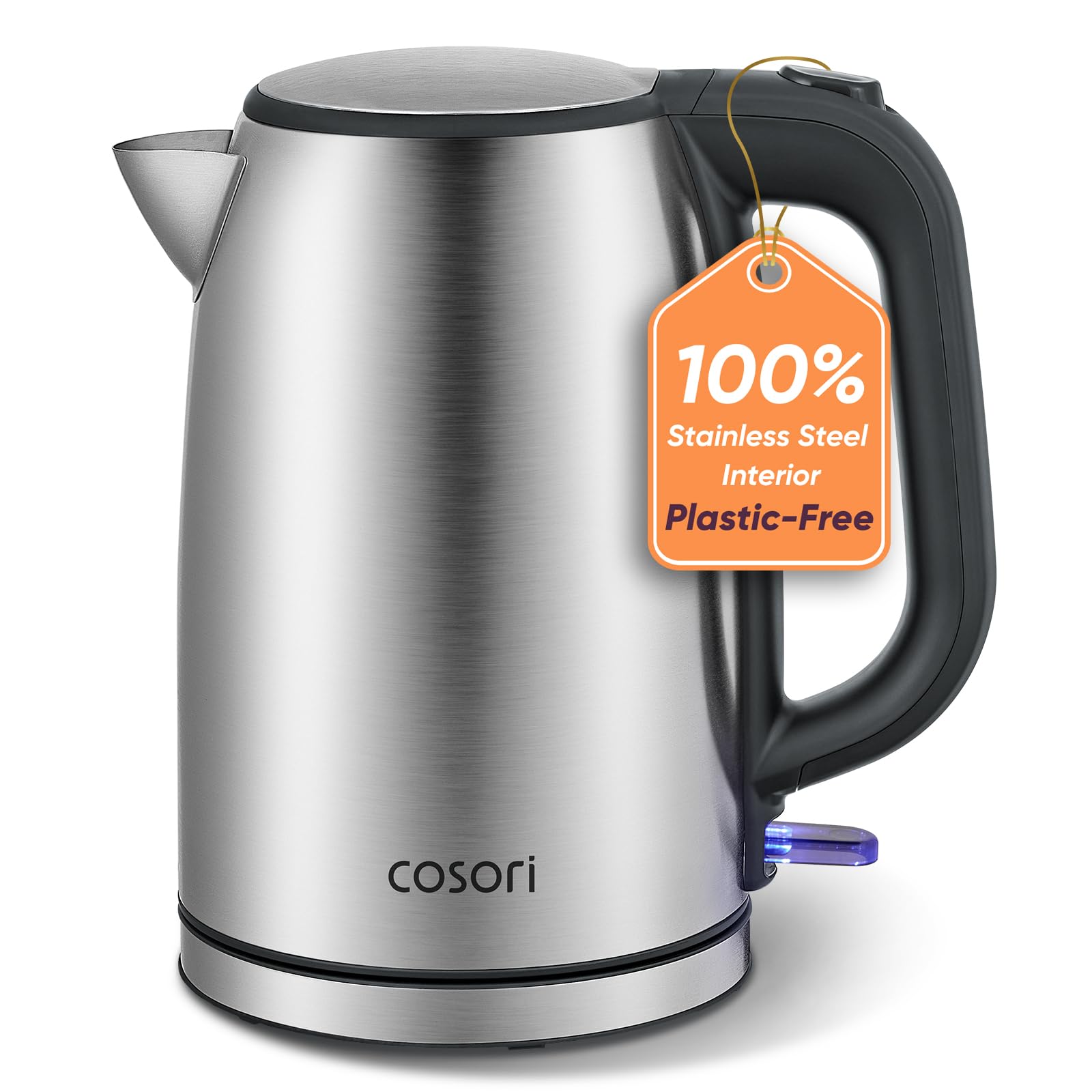 Cosori Electric Kettle Stainless Steel, 1.7L Cordless, 1500W, Auto Shut-Off 🍁 All In One Marketplace Canada