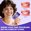 Purple Teeth Whitening Strip 20 Non-Slip Strips - Whitening for Teeth Sensitive, Professional Teeth Whitening Strips, Fast Remove Smoking, Coffee, Wine Stains, Teeth Whitening Kit Pack 🍁 All In One Marketplace Canada