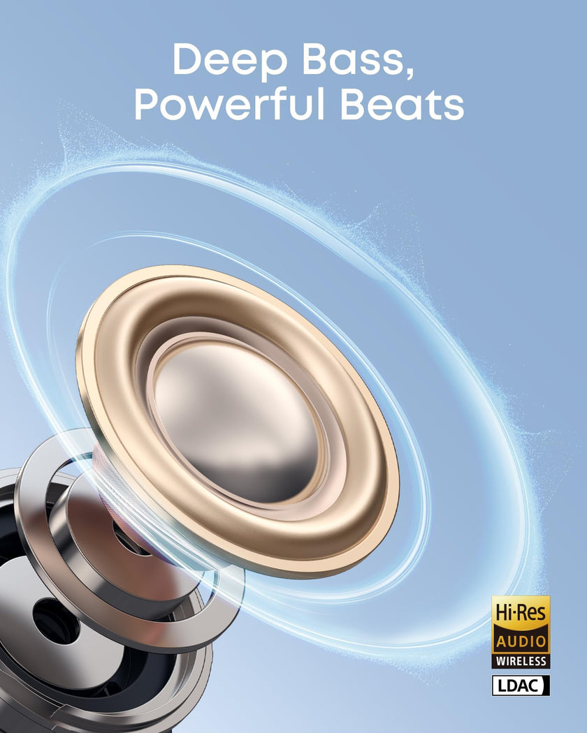 soundcore C50i by Anker, Open-Ear Headphones, Clip-On Earbuds, Ultra-Comfort, FlexiClip Design, 12mm Drivers for Powerful Bass, AI Clear Calls, 28H Playtime, Secure Fit, Hi-Res, IP55, Bluetooth 6.0 🍁 All In One Marketplace Canada