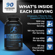 Nutratology® Glucosamine Joint Supplement with Chondroitin, MSM & Turmeric | Canadian-Made | Joint Pain Relief Supplements - 1500MG Glucosamine - Supports Healthy Joints & Cartilage - 90 Capsules 🍁 All In One Marketplace Canada