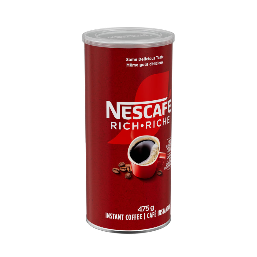 Nescafé Rich, Instant Coffee, 475g Tin, Brown (Package May Vary) 🍁 All In One Marketplace Canada