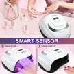 UV LED Nail Lamp, NAILGIRLS 168W Fast UV Light for Nails Gel Polish, Professional Curing with 4 Timer Setting Auto Sensor, LED Gel Nail Dryer for Fingernail and Toenail Home Salon Use, Nail Art Tools 🍁 All In One Marketplace Canada