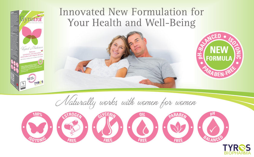 Gynatrof Natural Vaginal Moisturizer, Hyaluronic Acid and Vitamin E, Eliminates Vaginal Dryness, Fast Acting, Hormone Free and Fragrance Free, 50 ml 🍁 All In One Marketplace Canada