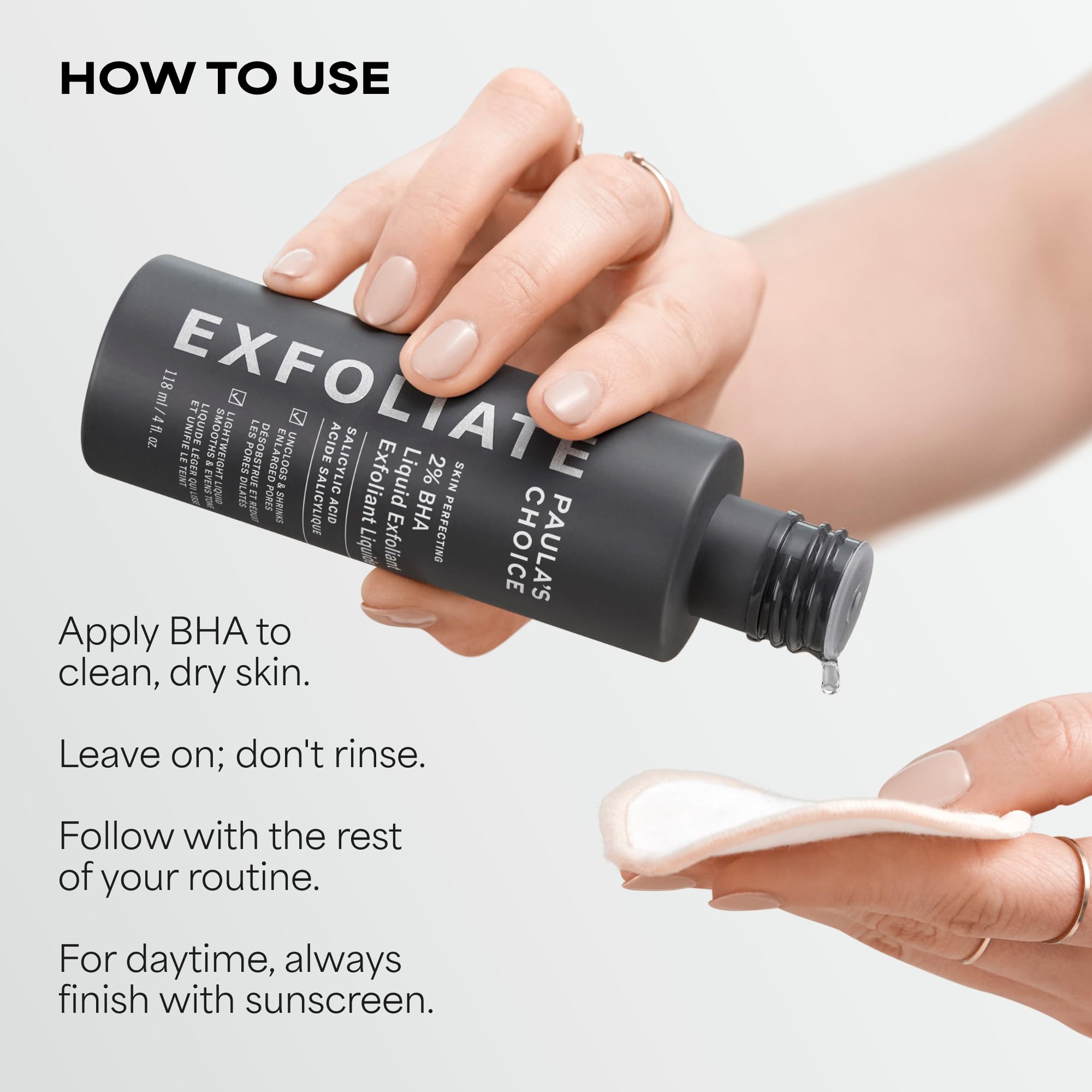 Paula's Choice SKIN PERFECTING 2% BHA Liquid Salicylic Acid Exfoliant, Daily Facial Exfoliator for Enlarged Pores, Wrinkles & Fine Lines, Fragrance-Free, Full Size - 118 ml 🍁 All In One Marketplace Canada