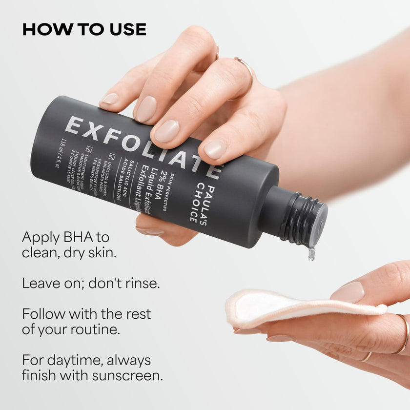 Paula's Choice SKIN PERFECTING 2% BHA Liquid Salicylic Acid Exfoliant, Daily Facial Exfoliator for Enlarged Pores, Wrinkles & Fine Lines, Fragrance-Free, Full Size - 118 ml 🍁 All In One Marketplace Canada