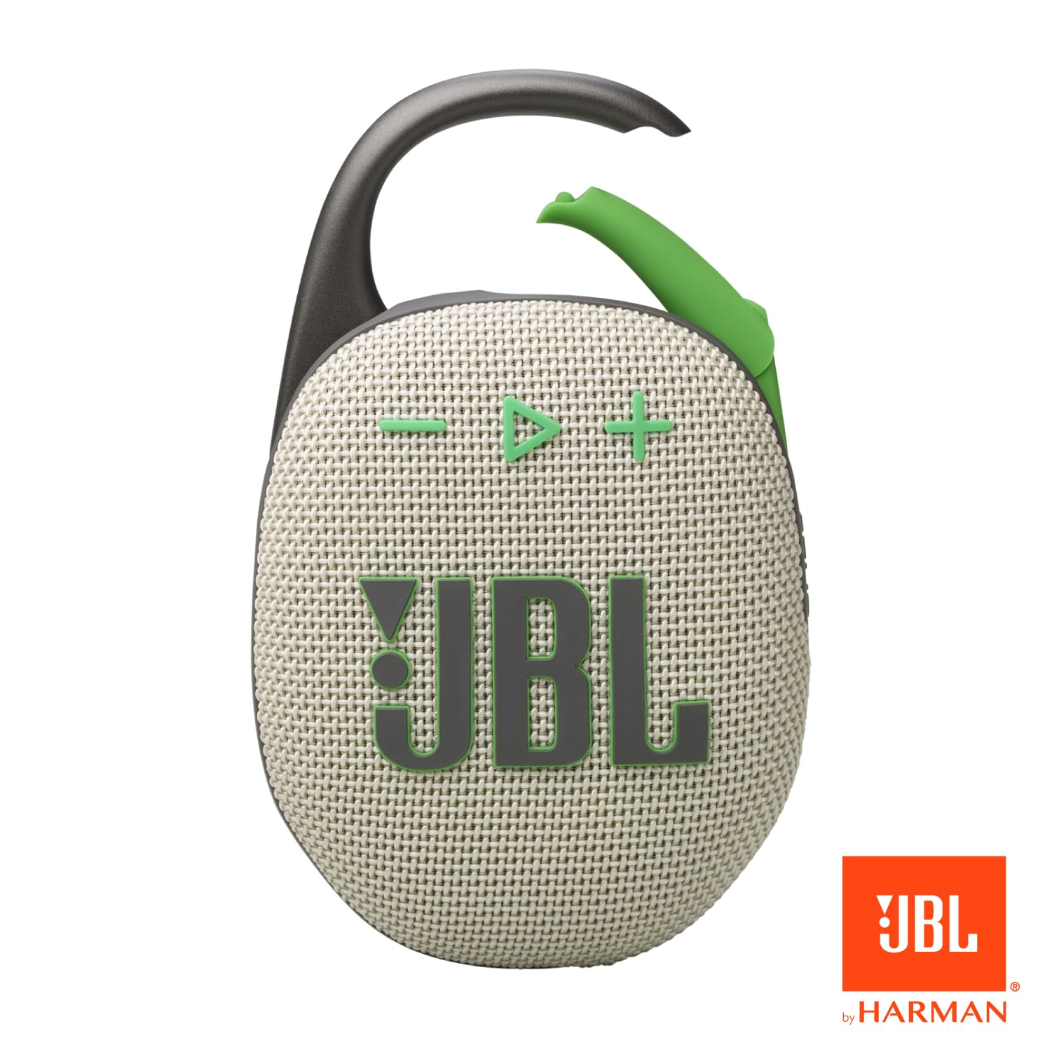 JBL Clip 5 - Ultra-Portable, Waterproof & Dustproof Bluetooth Speaker, Big Pro Sound with Punchy bass, Integrated Carabiner, Up to 12 Hours of Play, Made in Part with Recycled Materials (Sand) 🍁 All In One Marketplace Canada